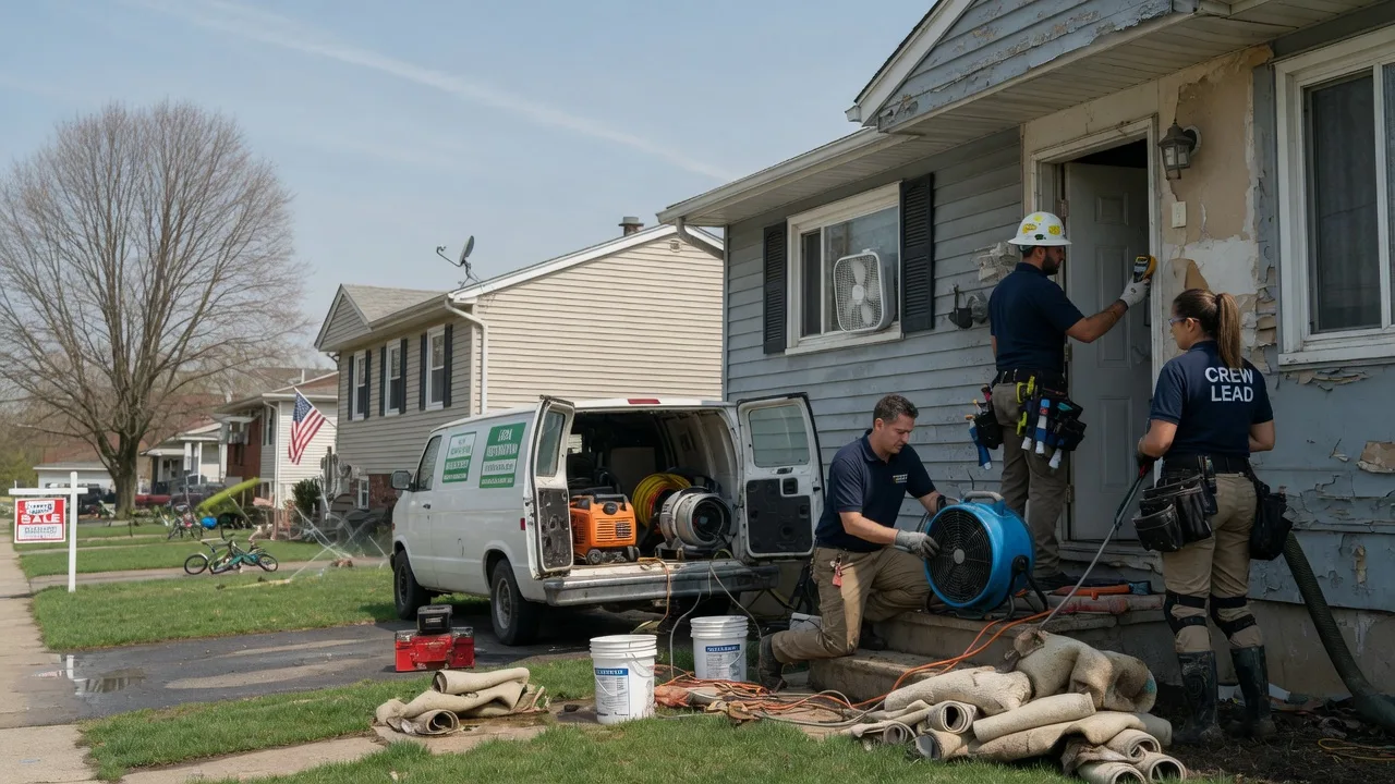 Flood Cleanup in Woodbury Heights, NJ near me
